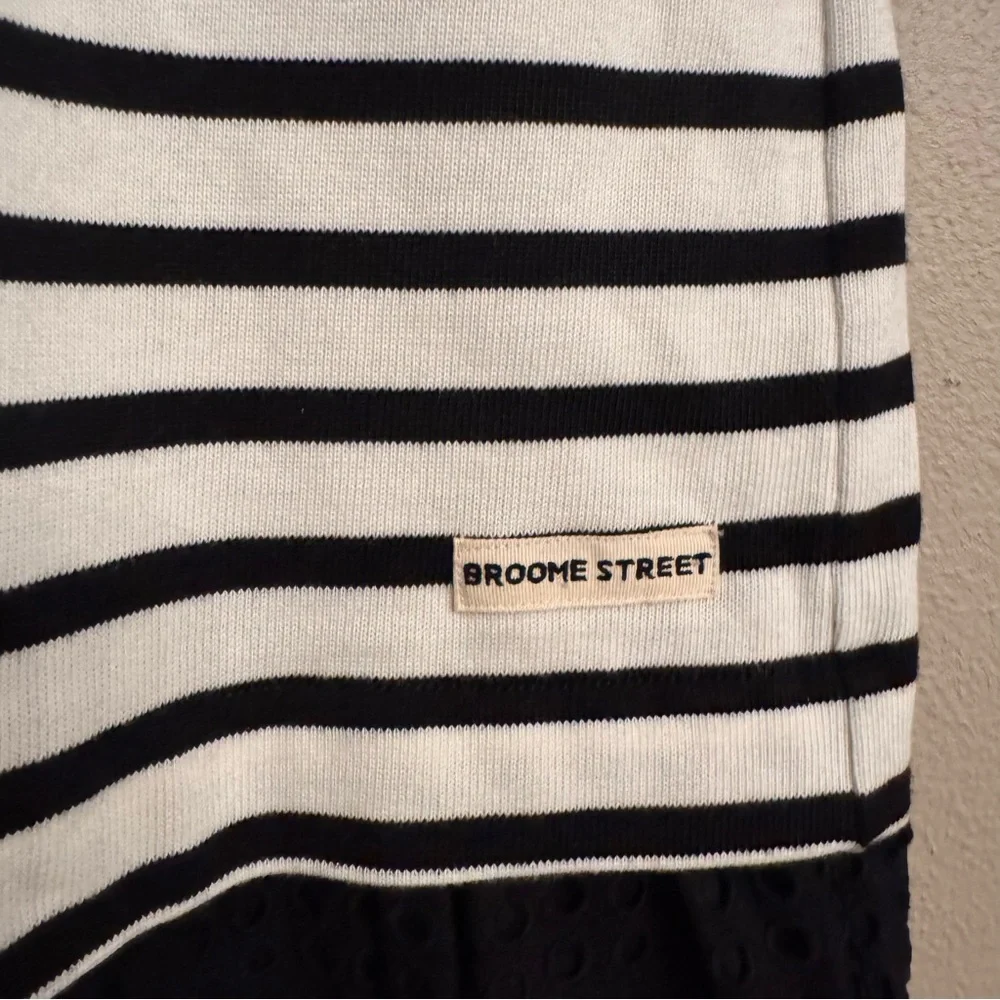 KATE‎ SPADE x BROOME STREET Dot Eyelet Stripe Dress